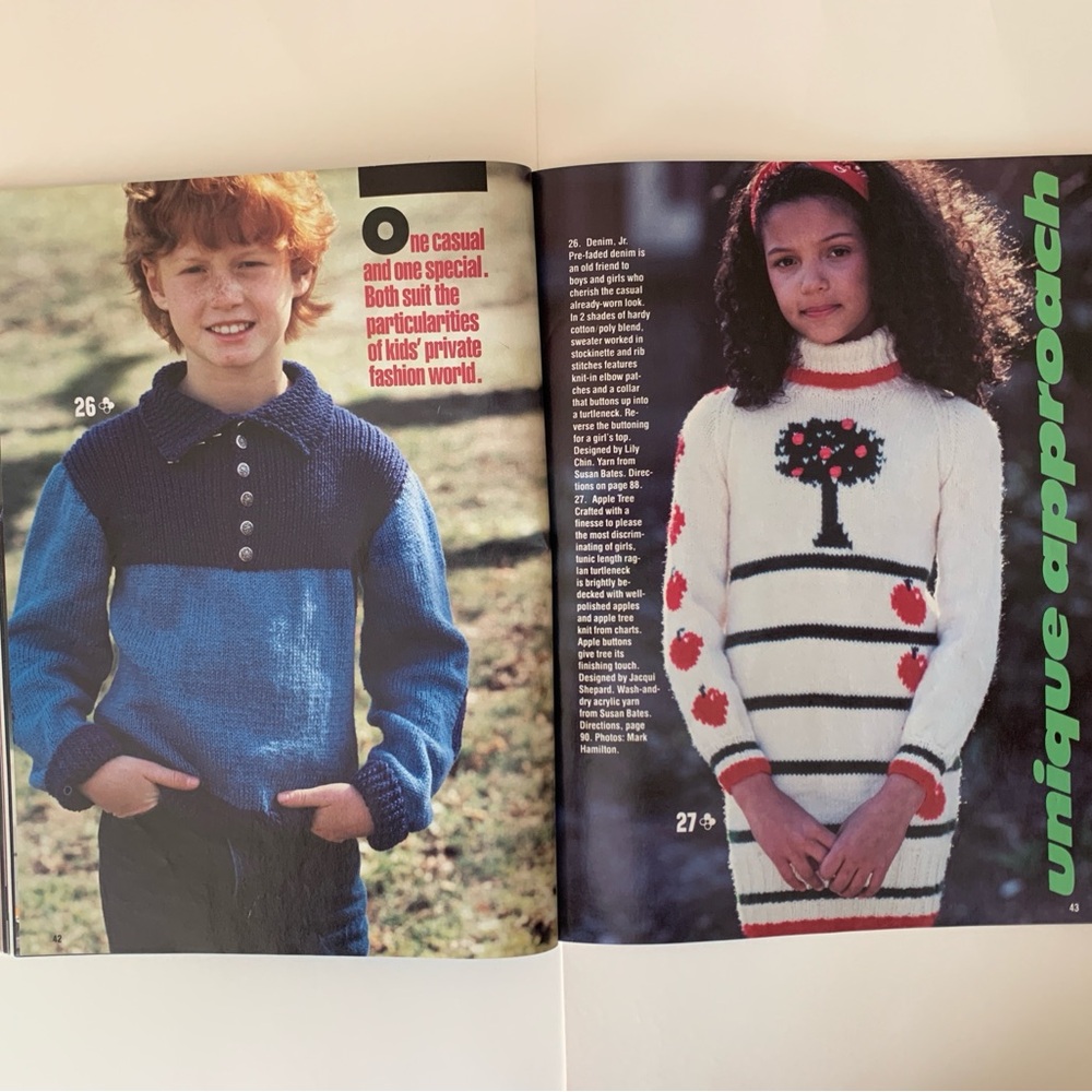 Knitting With Simplicity Magazine 30 Winning Fall Designs Full Patterns Included - Picture 14 of 17